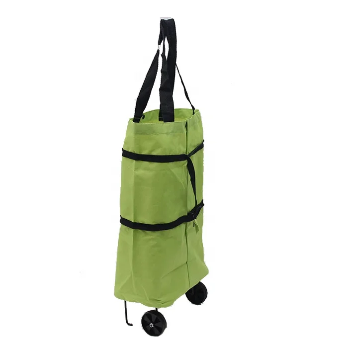 

Lightweight Collapsible Supermarket Shopping Bags Trolleys Cart Reusable Grocery Foldable Shopping Carts with Wheels
