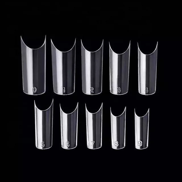 
High Quality U shape Full Cover Nail Tips Curved Ultrathin Nail Tips for Nail Extension 