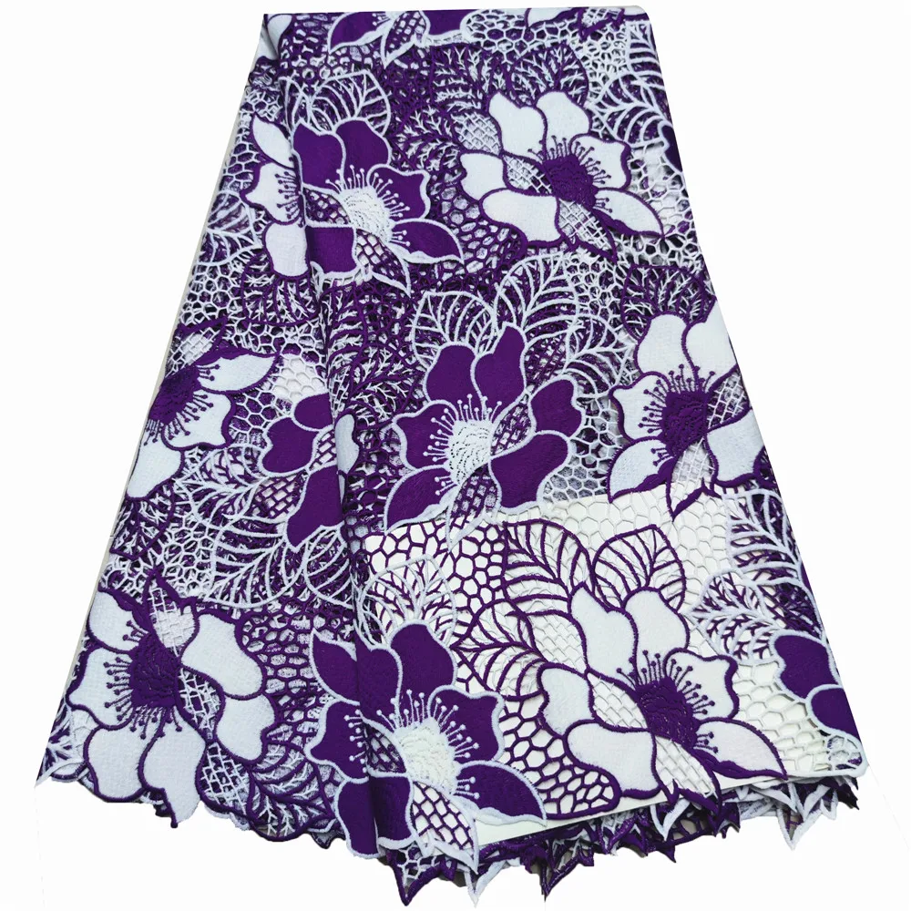 

Beautifical women lace embroidery cord guipure wedding material clothes ML42G56, Multi