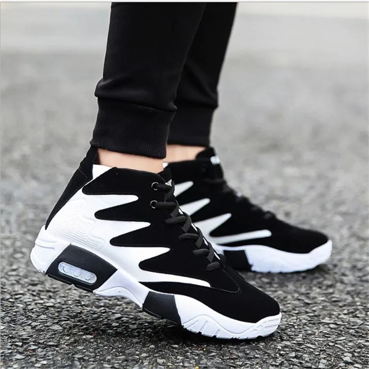 

Wholsale Men Lace-Up Sport Running Shoes, White,red,blue
