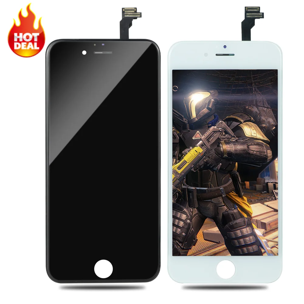 

Big sale mobile phone LCD for iphone 6 lcd screen display,original for iphone 6 screen replacement, Black white