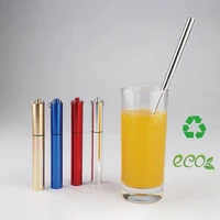 

Svin Hot Sale Metal Reusable Custom Telescopic Stainless Steel Collapsible Straw