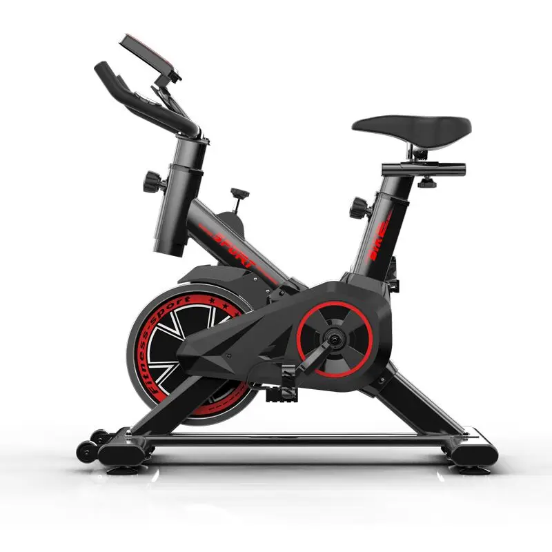 

Q7 Cycling Gym Fitness Equipment New Exercise Health Indoor Home Spin Bike 6kg flywheel spinning bike, Black