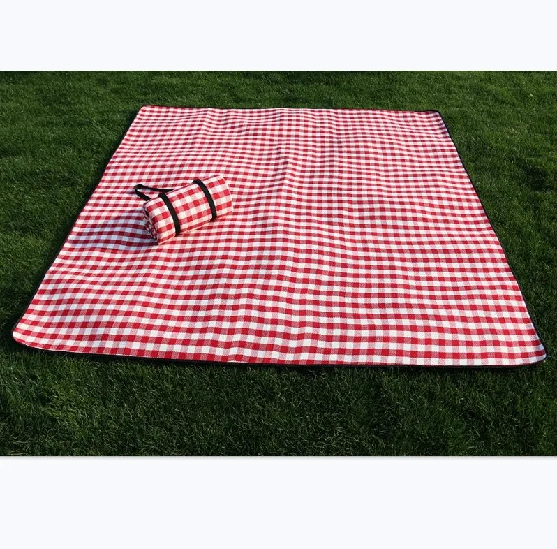 

wholesale Roll Up polyester picnic grass blanket mattress