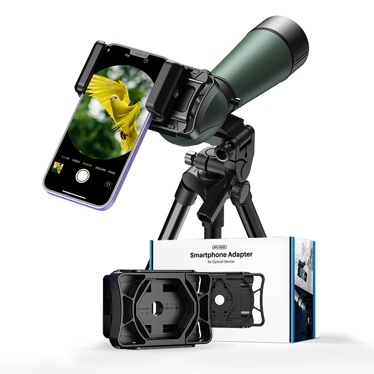 

APEXEL Spotting Scope mobile phone adapter telescope camera adapter Smartphone Adapter Mount for Binocular Monocular Microscope