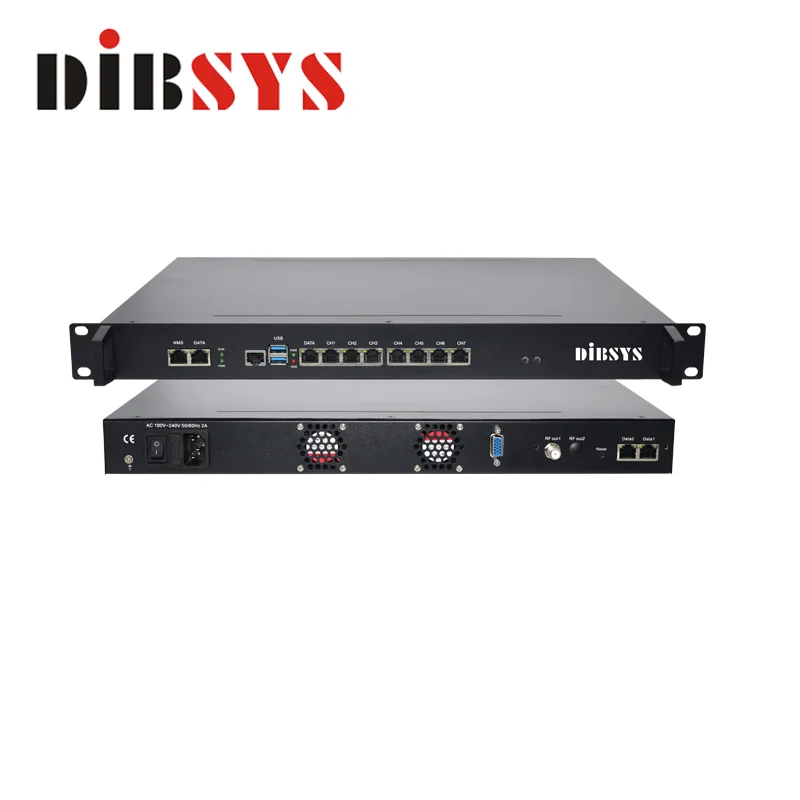 

(iMOD60) DIBSYS IPTV Modulator IP HTTP HLS to QAM DVB-C DVB-T ATSC ISDB-T Modulator for Hotel TV System
