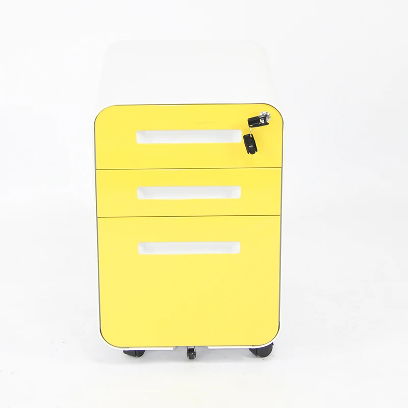 

Luoyang Outstar Save Storage Steel Movable storage File Cabinet 3 drawers mobile cabinet, Ral