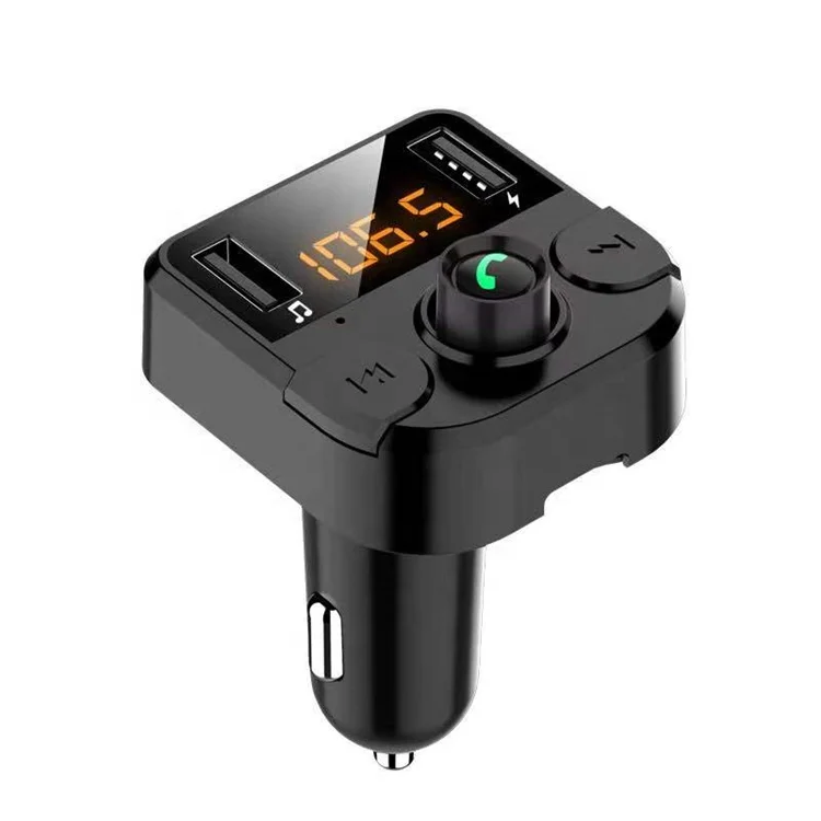 

wireless Car Charger Dual Usb With Fm Transmitter wireless Hands-free Fm Modulator Car Charger For phones