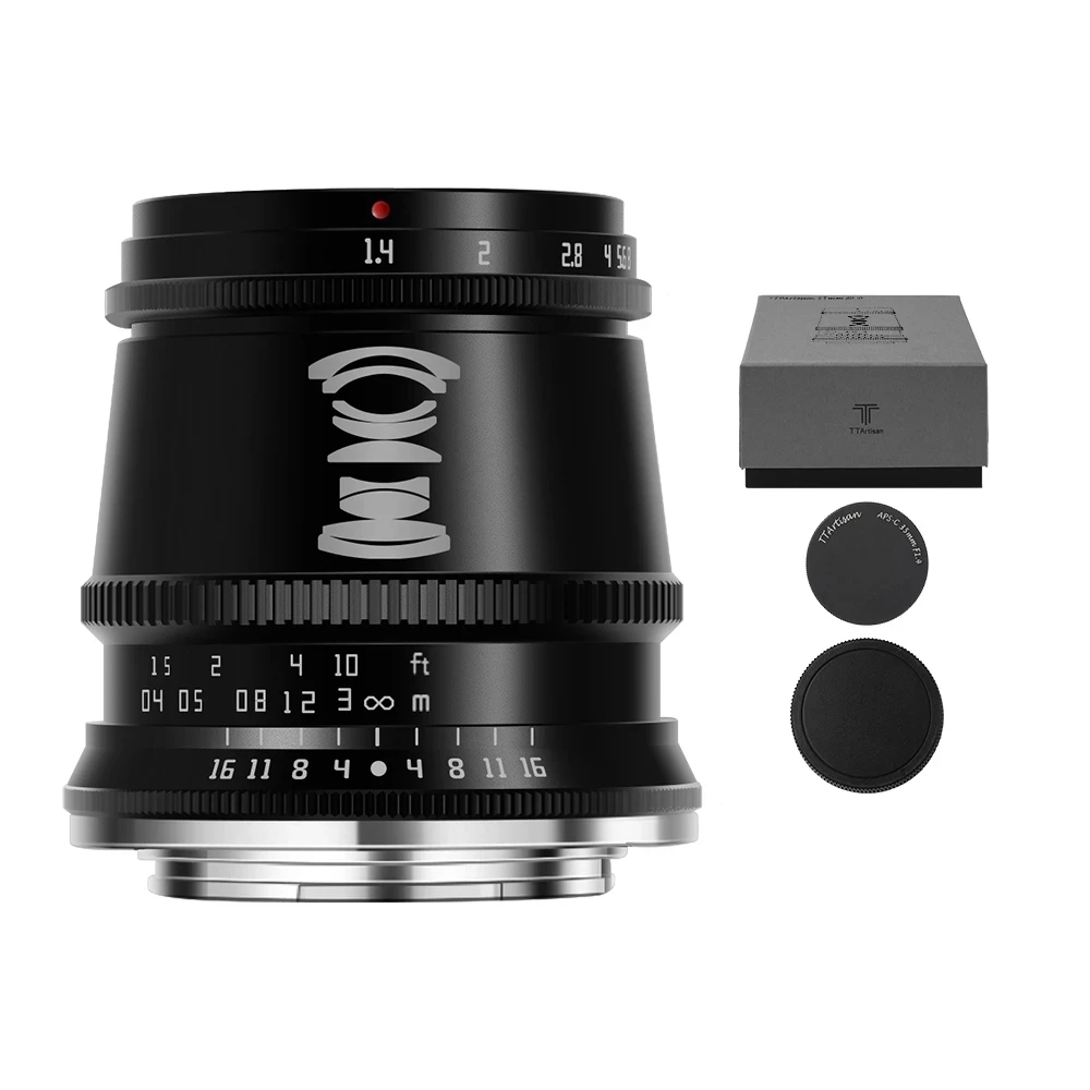 

TTArtisan 17mm F1.4 APS-C Wide Angle Fixed Focus Fisheye Lens For Canon EOS M Fujifilm X Sony E mount M43 Cameras