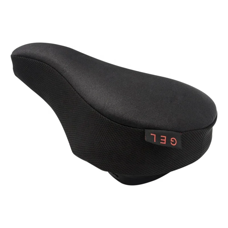 

Cycling Premium Bike Gel Seat Cushion Cover Gel 120g Most Comfortable Bicycle Saddle Pad for Spin Class or Outdoor Biking, Black ,as your request