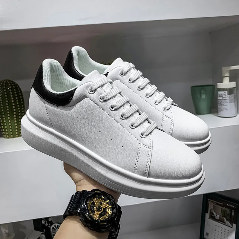 

Custom shoes men's new style white sneakers casual shoes, Customized color