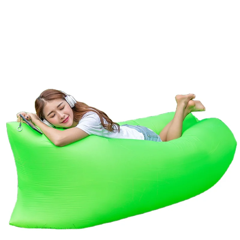 

Hot selling outdoor easy to install camping beach portable air daybed lazy Inflatable sofa
