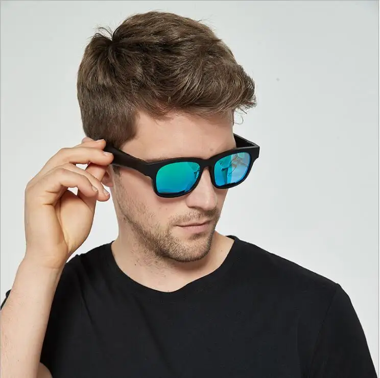 

Cheap Smart Glasses with Open-ear Audio Color Lens Sunglasses