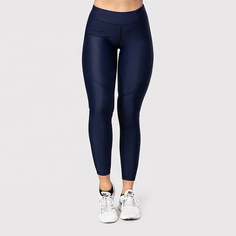 

Workout Joggers Pants Capri-length Women Compression Plain Leggings, Black,red,blue