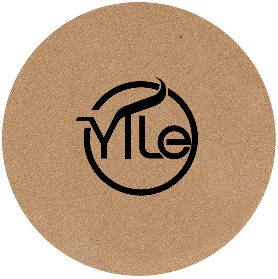 

Custom eco logo cork thick circle natural rubber yoga mat with bag