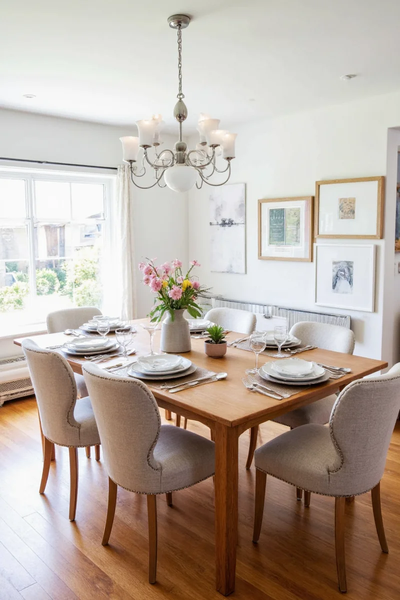 Stain-resistant dining room rug