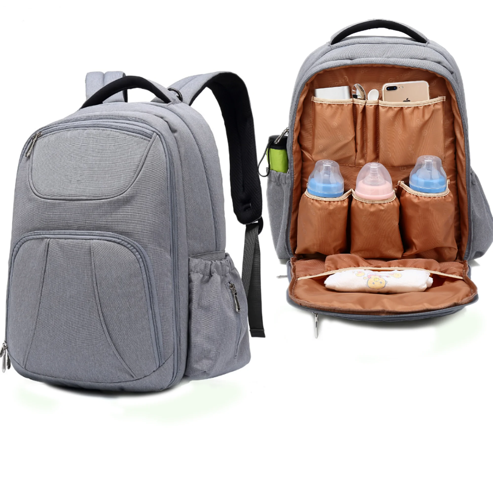 

Korea Japan Philippines Singapore Hot Selling Diaper Nappy Baby Bags Mummy Backpack, Pink, blue, or custom