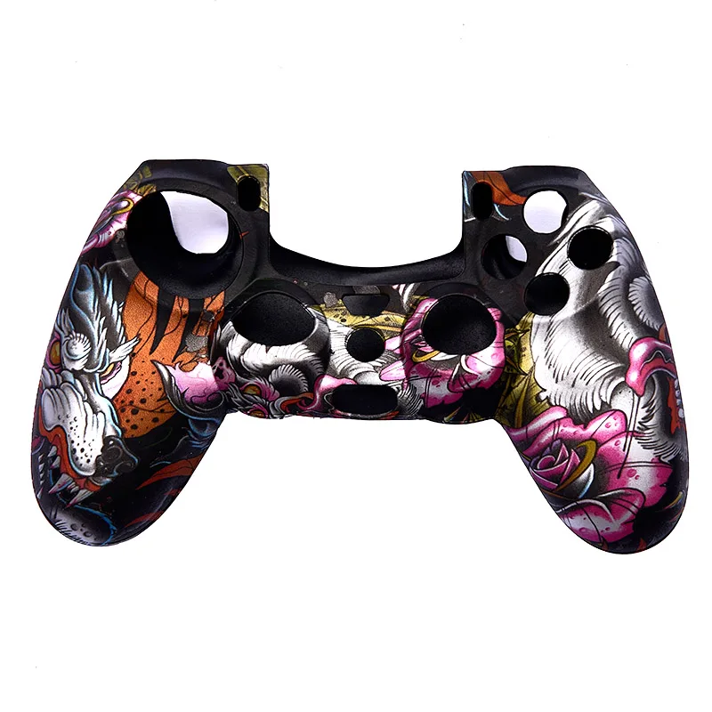 

water transfer camouflage silicone protective cover is suitable for Sony PS4/slim/Pro Dualshock 4 controller, Colours