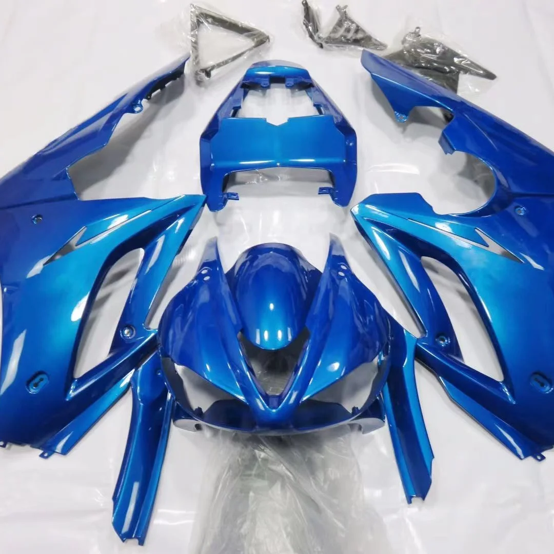 

2021 WHSC ABS Plastic Fairings Kit For TRIUMPH 675 2009 Fairing Bodywork Kit blue, Pictures shown