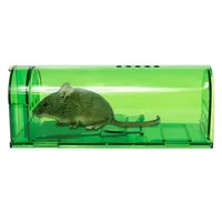 

2 Pack/Set Plastic Mouse Traps Humane Smart Mouse Trap No Kill Live Catch Humane Tunnel Mouse Trap