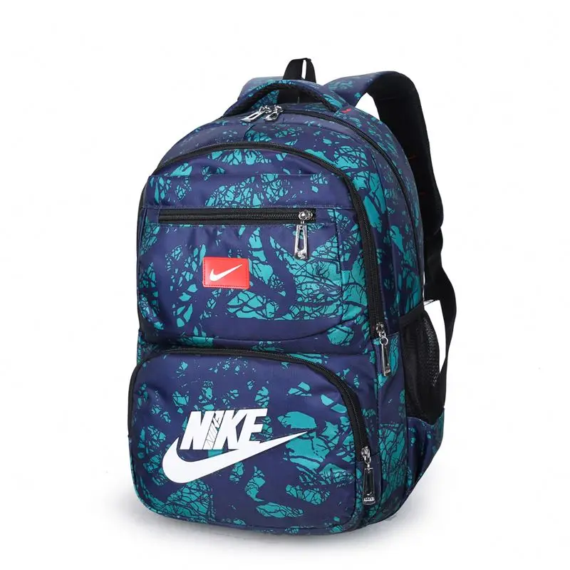 

Shoulder Bag Middle School Backpack High School Student's Backpack Nylon Bag, Red black blue