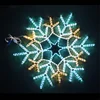 Tree Ornament Fancy Led Felt Christmas Snowflake Light String
