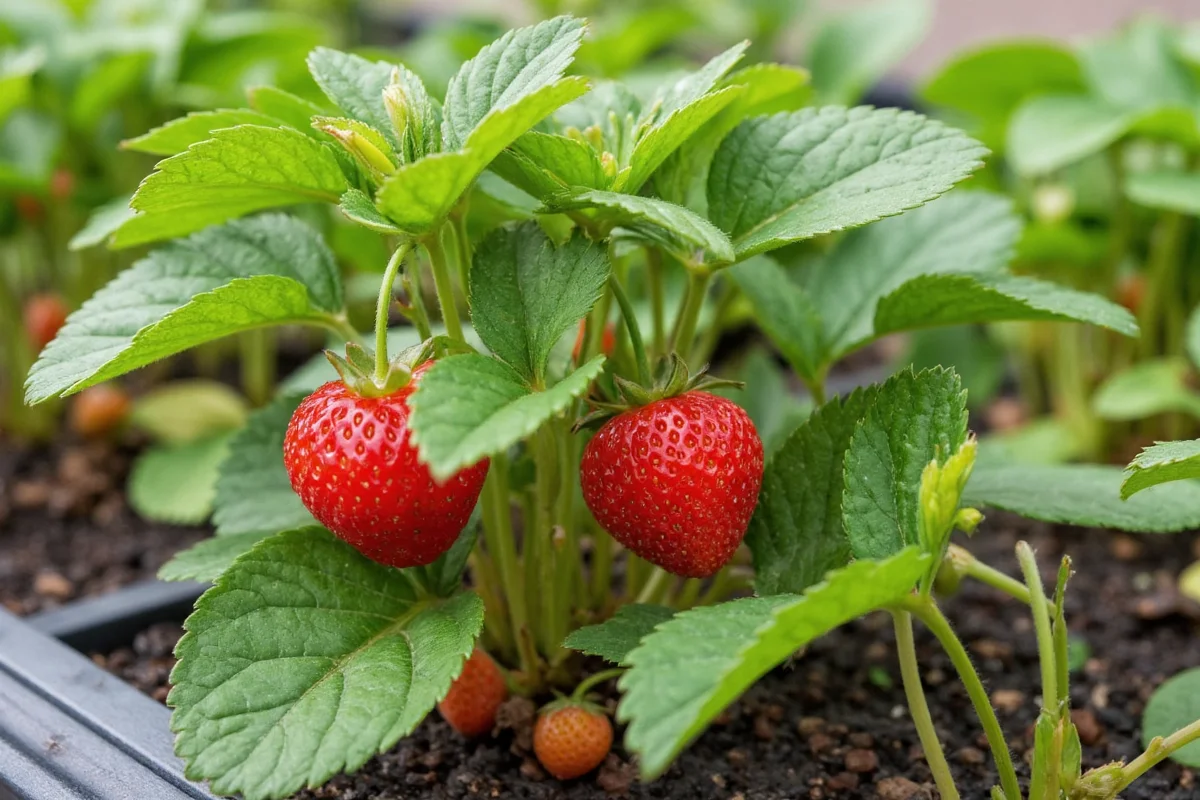 how big does a strawberry plant get