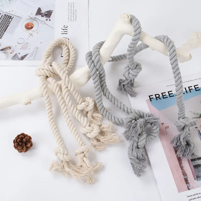 

2021 New Curtain Tieback Curtain Strap Wooden Bead Curtain Buckle Clip Tie Rope Environmental Protection Beige Cotton Rope Strap, Grey,white,brown