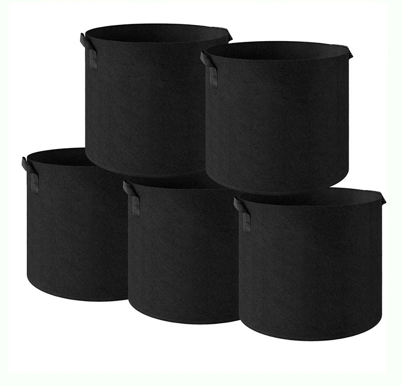 

Nursery Garden Aeration Fabric Grow Bags 3 5 7 10 15 20 25 30 Gallon Grow Pots Felt Plant Flower Pots