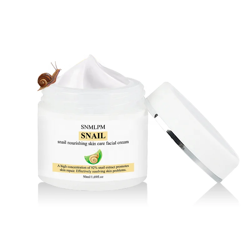 

Hot Selling 50ml Pure Natural Anti Wrinkle Skin Care Deep Moisturizing Whitening Snail Face Cream