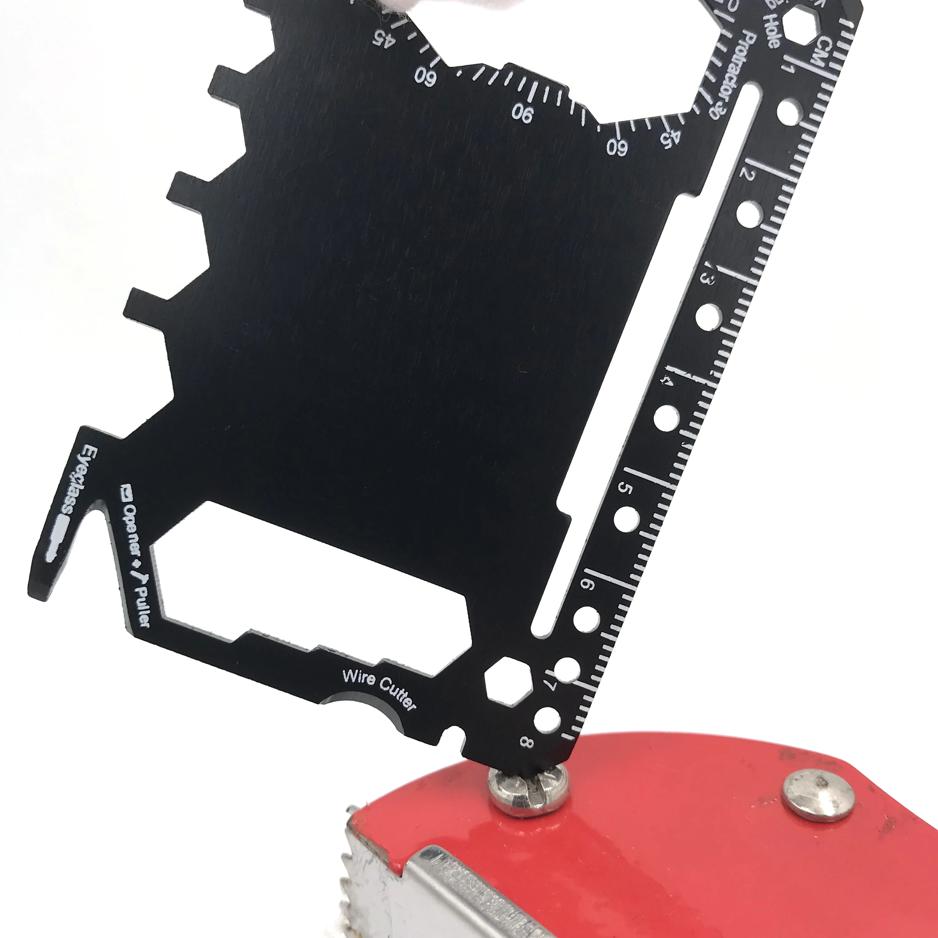 

Amazon Hot Sales EDC Custom Logo Promotional Gift Camping Multi Tool, Black,silver