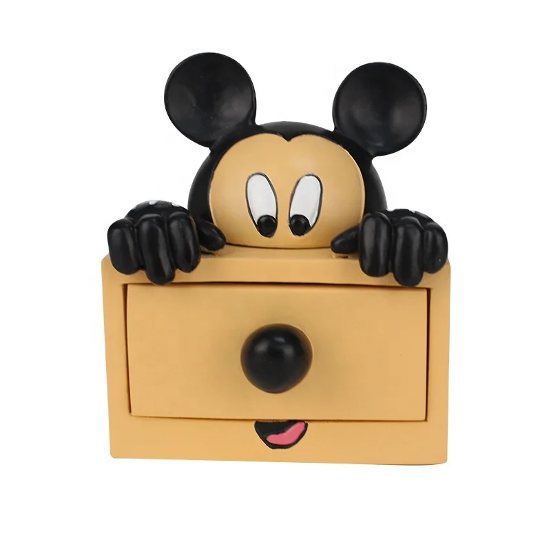 

Creative cartoon boy animation home decoration graduation gift jewelry collection box, Blue,yellow,black,white
