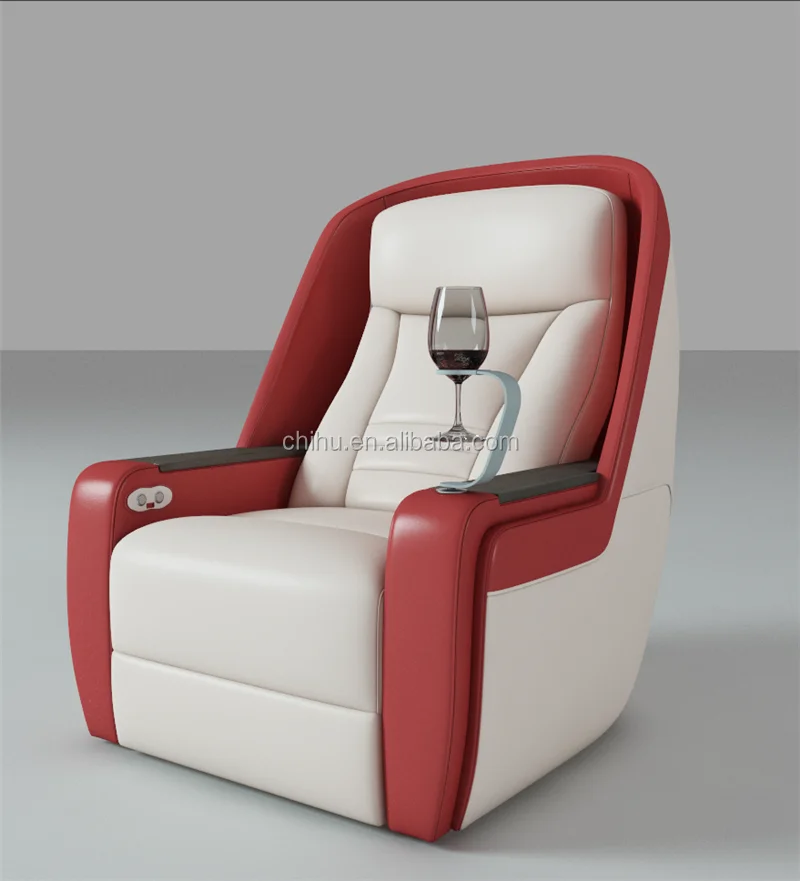 larson leather power reclining home theater chair