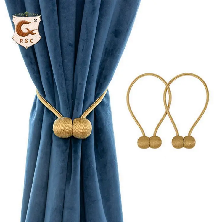

R&C Large Tassels Home Curtain Tieback, Magnetic Tie Back Holder Decorative Curtain Buckle, Luxury Tieback Curtain Holdback/, Customers' request