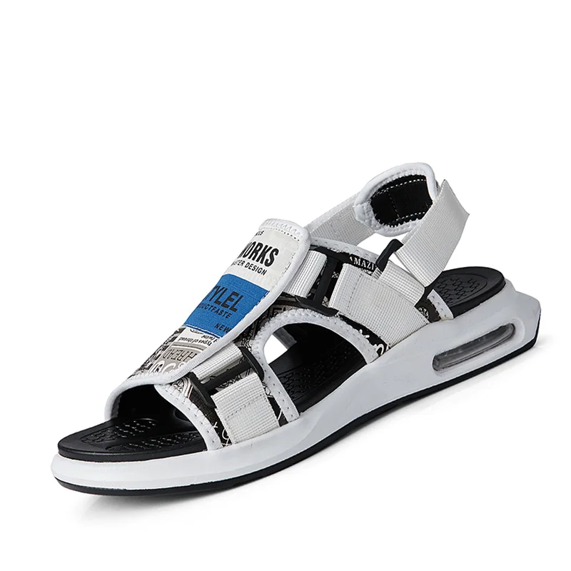 

Original Sandals Men's 2021 Summer Man Fashion Beach Shoes Air Cushion Sandalias Dual Purpose Cushioning Men Slippers
