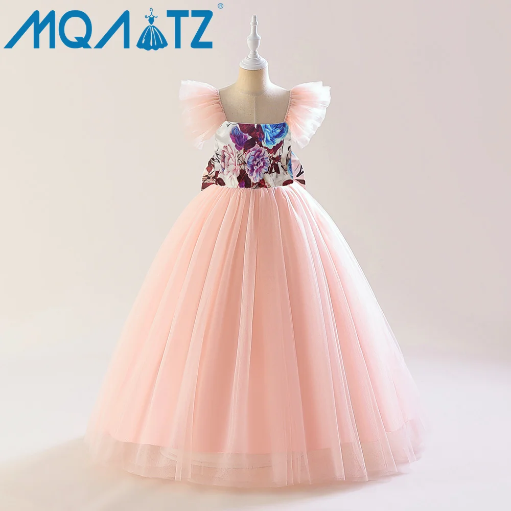 

MQATZ Hot Sale Flower Girl Dress Party Ball Gown Latest Party Wear Dresses For Girls