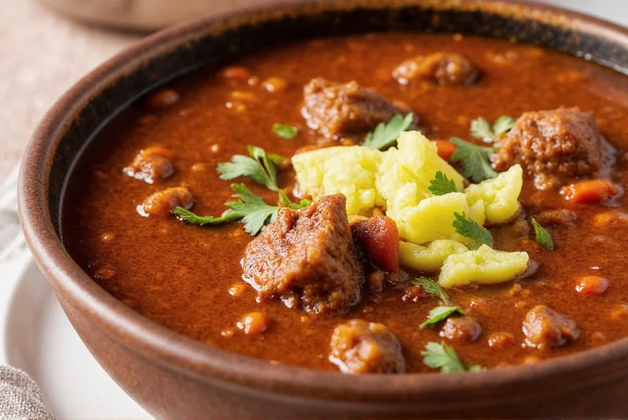 Family enjoying birria together