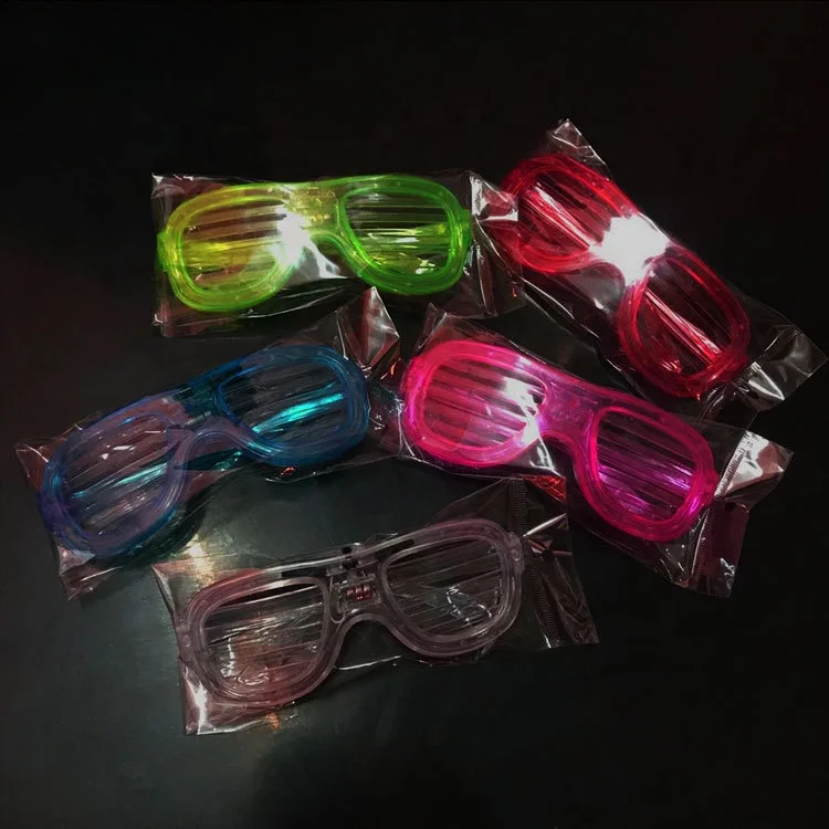 

5 Color Glow in the Dark Glasses LED Glasses Light Up Glow Glasses for Adult Kids