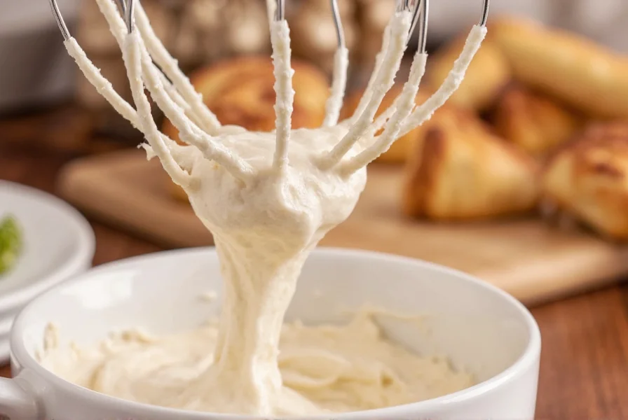 Finished cinnamon rolls with perfect homemade cream cheese frosting drizzled on top