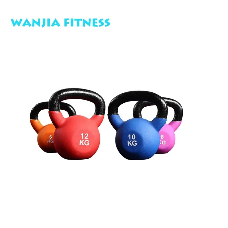 

Cast iron viny gym fitness kettlebell set