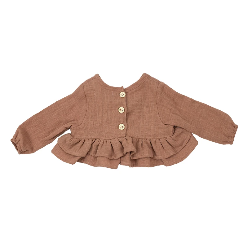 
wholesale cute and fashion handmade custom 100% cotton summer baby girl top 