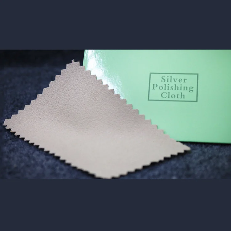 

Anti-tarnish Silver Gold Jewelry Silver Cleaner Gold Polishing Cloth With Custom Logo, Customized dye colour