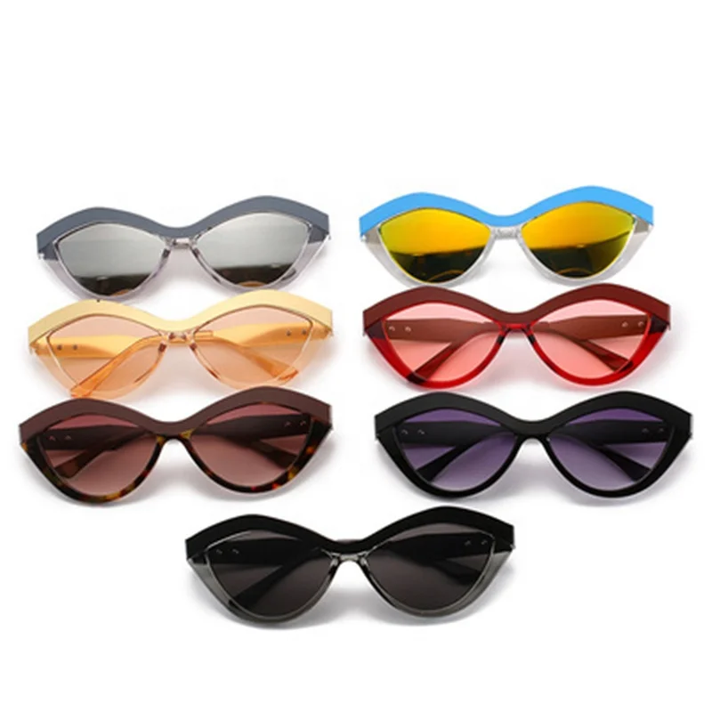 

New Arrival Mirror Cat Eye Women Sunglasses, 7 colors