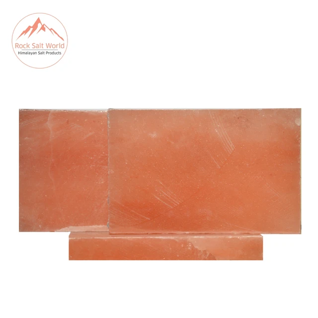 
Himalayan Natural Pink Cooking Salt Plates/Bricks/Tiles for BBQ Grilled Steak Beef by Salty Chef for Home Tasty Food Serving 