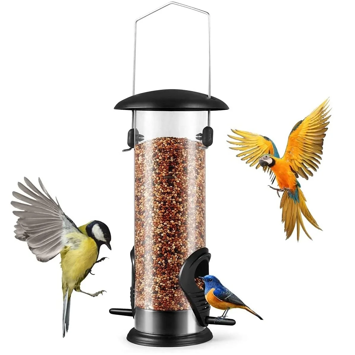 

Bird Feeders for Outside Wild Bird Feeder Hanging for Garden Yard Outside Decoration