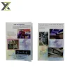 Custom 8 pages brochure saddle stitch binding for LED lights products