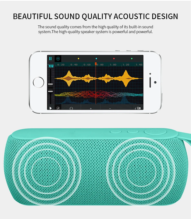TWS Waterproof Speakers Bluetooth Wireless Home Theatre System Speakers Bluetooth with Radio - ANKUX.COM