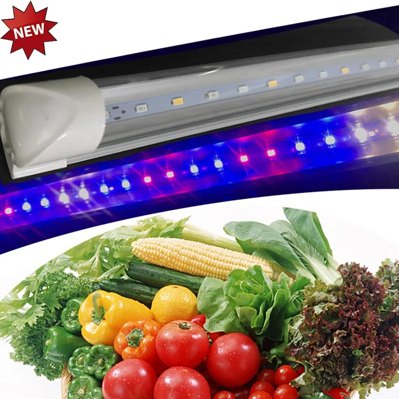18w red blue full spectrum 120cm AC85-AC265V hydroponic growing systems T8 led tube grow lights led grow light bars