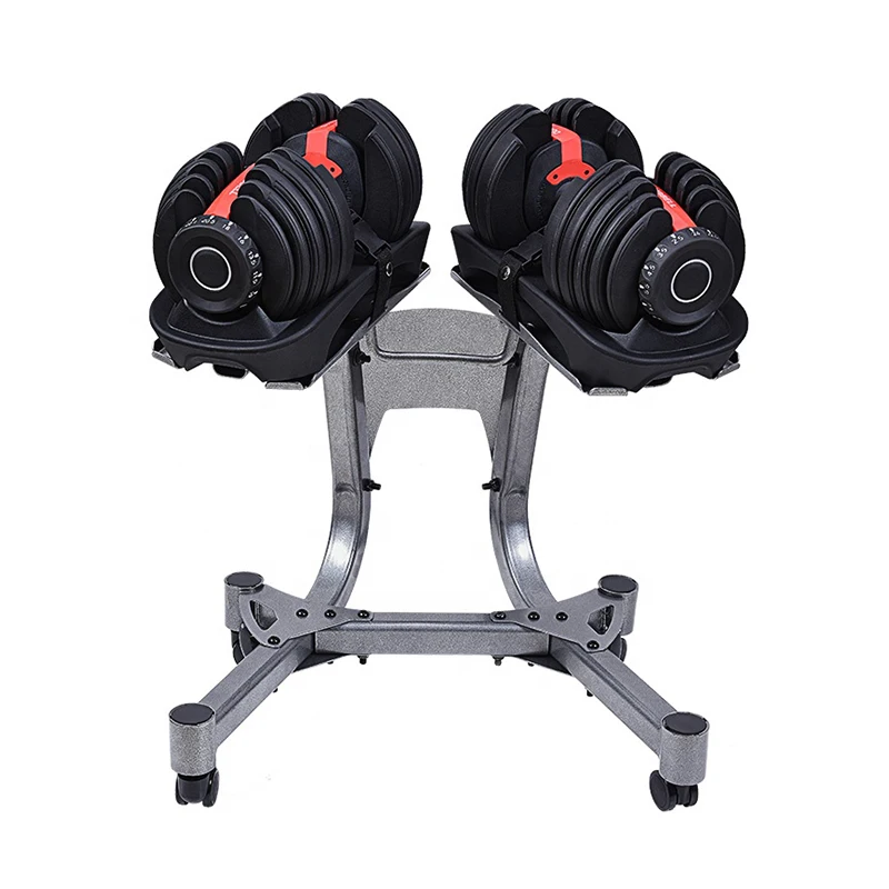 

Professional Stand w/Built-in Towel fits 552 Dumbbells Home Fitness Adjustable Dumbbell Rack