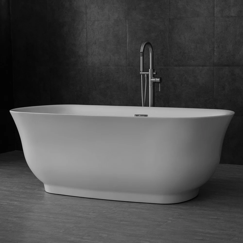 Custom Size Indoor Classic White Freestanding Acrylic Bathtubs Buy